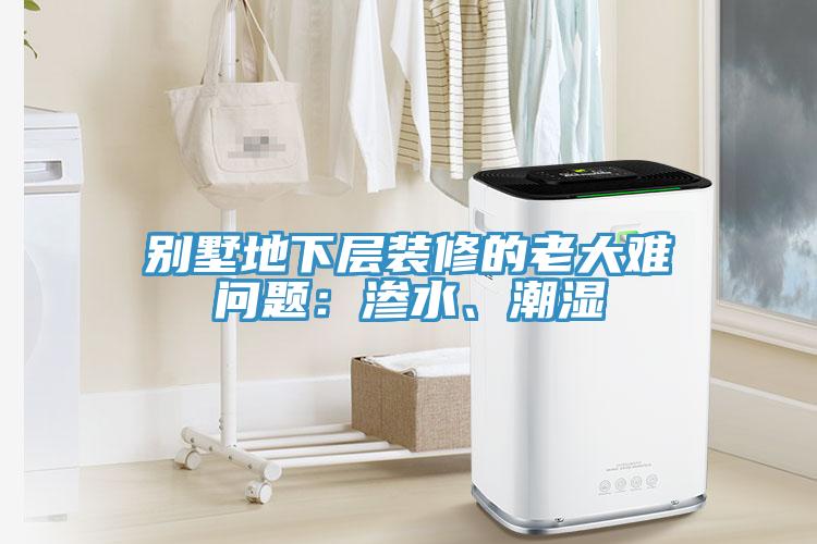 别墅地下层装修的老大难问题：渗水、潮湿