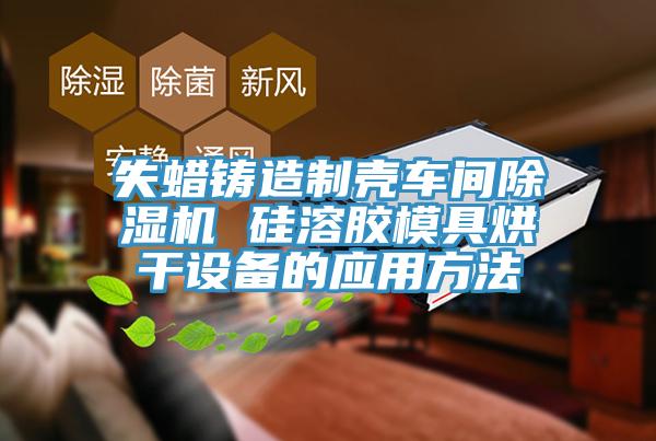 失蜡铸造制壳车间小黄片直播视频 硅溶胶模具烘干设备的应用方法