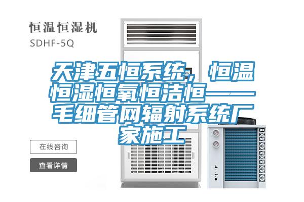 天津五恒系统，恒温恒湿恒氧恒洁恒——毛细管网辐射系统厂家施工