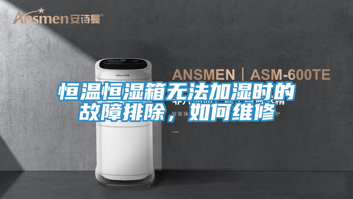 恒温恒湿箱无法加湿时的故障排除，如何维修