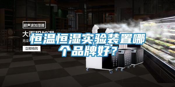 恒温恒湿实验装置哪个品牌好？