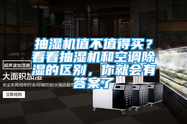 抽湿机值不值得买？看看抽湿机和空调除湿的区别，你就会有答案了