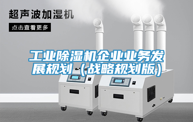 工业小黄片直播视频企业业务发展规划（战略规划版）