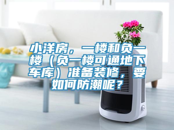 小洋房，一楼和负一楼（负一楼可通地下车库）准备装修，要如何防潮呢？