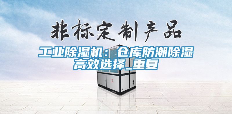 工业小黄片直播视频：仓库防潮除湿高效选择_重复