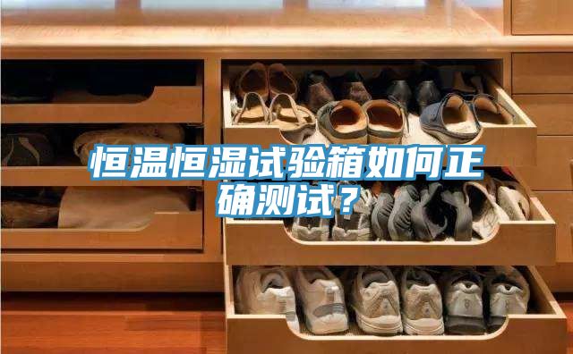 恒温恒湿试验箱如何正确测试？
