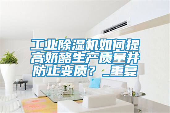 工业小黄片直播视频如何提高奶酪生产质量并防止变质？_重复