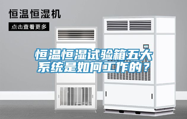 恒温恒湿试验箱五大系统是如何工作的？