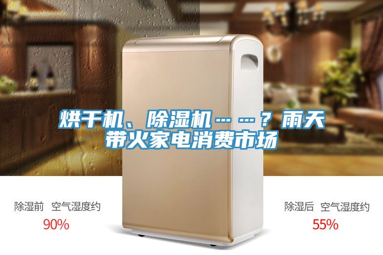 烘干机、小黄片直播视频……？雨天带火家电消费市场