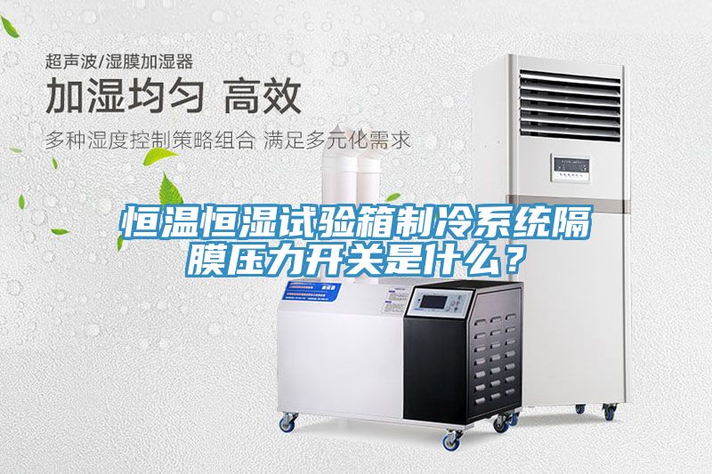 恒温恒湿试验箱制冷系统隔膜压力开关是什么？