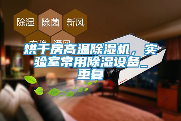 烘干房高温小黄片直播视频，实验室常用除湿设备_重复