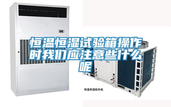 恒温恒湿试验箱操作时午夜小黄片APP应注意些什么呢