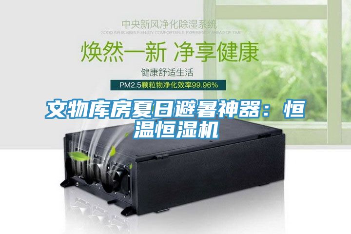 文物库房夏日避暑神器：恒温恒湿机