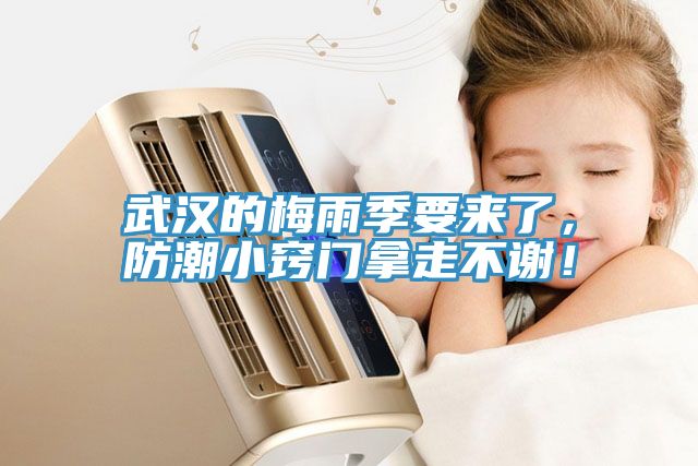 武汉的梅雨季要来了，防潮小窍门拿走不谢！