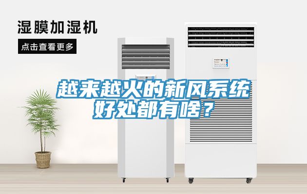 越来越火的新风系统好处都有啥？