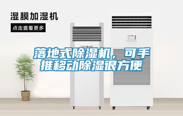 落地式小黄片直播视频，可手推移动除湿很方便