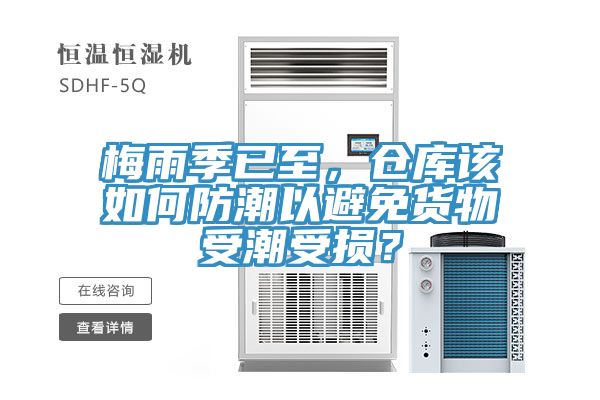 梅雨季已至，仓库该如何防潮以避免货物受潮受损？