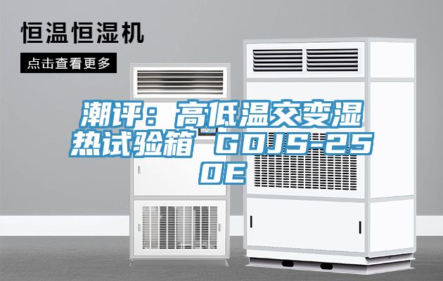 潮评：高低温交变湿热试验箱 GDJS-250E