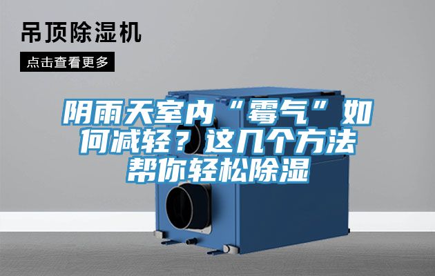 阴雨天室内“霉气”如何减轻？这几个方法帮你轻松除湿