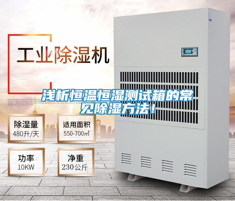 浅析恒温恒湿测试箱的常见除湿方法！